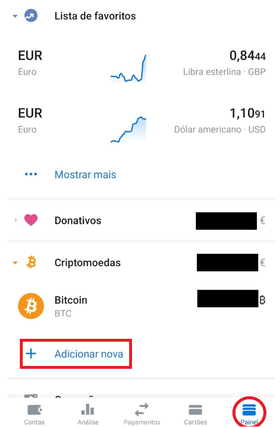 Revolut - Comprar Criptomoedas